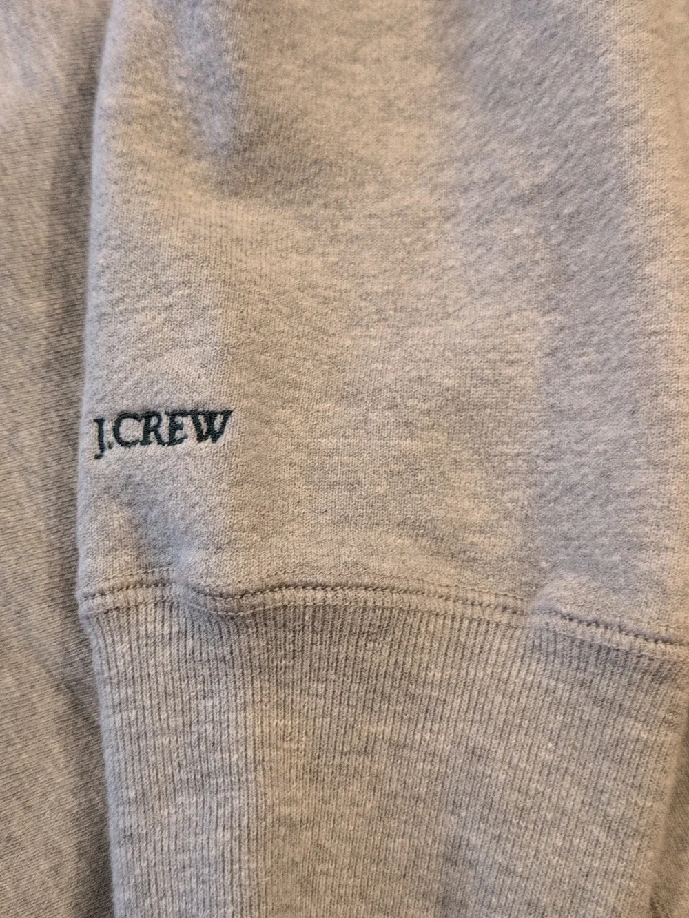 J. Crew Oarsman Dog Embroidered Sweatshirt